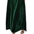 thumbnail image 4 of Gvmfive Women Plus Size Casual Long Sleeve Round Neck Velvet Maxi Dress, 4 of 4