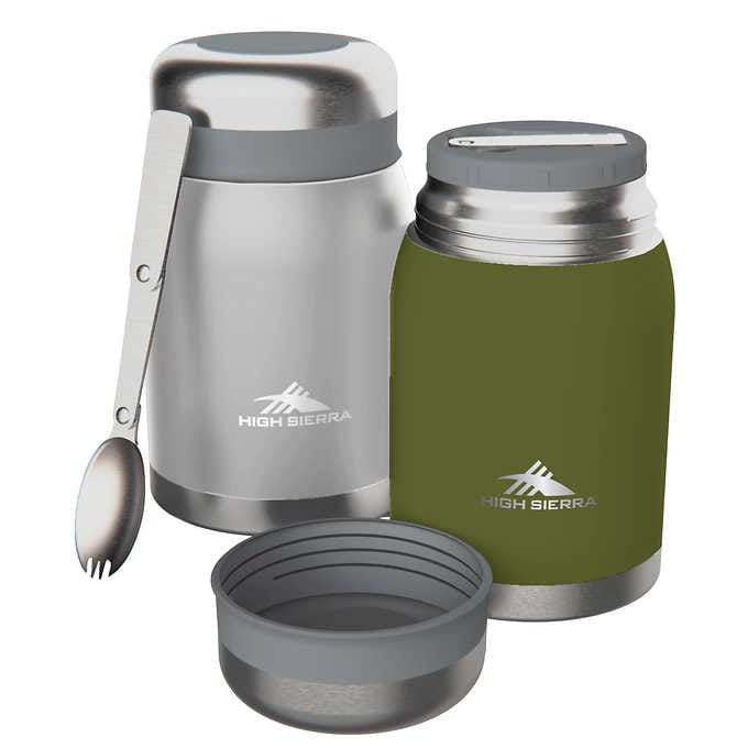 High Sierra Insulated Stainless Steel Food Jars, 2pack