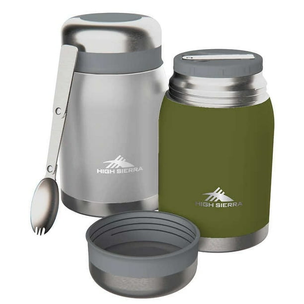 High Sierra Insulated Stainless Steel Food Jars, 2pack