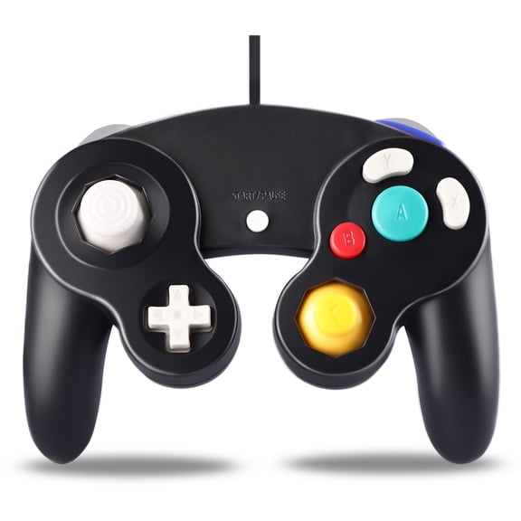 Xahpower Controller for Gamecube, Classic Wired Controllers for Gamecube and Wii Console, Gamepad Joystick Remote for Nintendo