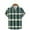 Gray, variant on ZRGHAOYLQ Men Green Plaid Shirt Casual Short Sleeve Button Down Dress Shirts Big and Tall Plus Size T Shirts Classic Lapel Collar Shirt