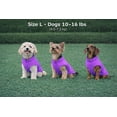 thumbnail image 2 of Chaleco polar Jacko & Co para perros, color morado, para pequeños y medianos, 2 of 8