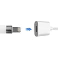 thumbnail image 4 of TechMatte Charging Adapter Cable Male to Female (White-1 Foot / 12 inches), 4 of 7