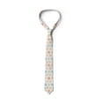 thumbnail image 3 of Geometric Necktie, Retro Grunge Rounds, Dress Tie, 3.7", Multicolor, by Ambesonne, 3 of 3