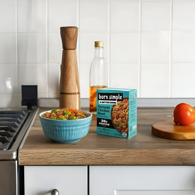 【CPC-L24】Teriyaki 2 pack) Born Simple Teriyaki Chicken Rice Bowl, 11 oz Shelf