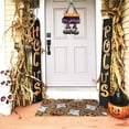 thumbnail image 4 of Naiovety Manta de felpudo de Halloween, divertida bienvenida a casa, decoraciones para puerta delantera, felpudo antideslizante para puerta, decoración Kits de decoración para fiestas Numero 5 Naiovety HA045932-05, 4 of 6
