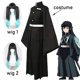 thumbnail image 2 of Tokitou disfraz de Muichirou, Cosplay de Anime Demon Slayer, uniforme de Kimetsu No Yaiba Kisatsutai, peluca, ropa de fiesta de Halloween, 2 of 5