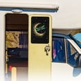 thumbnail image 2 of POLERO RV Entry Door Window Shade Sunshade Hook and Loop Fastener Camper Privacy Entrance Sun Blackout Fabric 17.3" x 26" (Green Dragonfly Moon Stars), 2 of 7