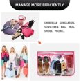 thumbnail image 3 of Clear Beach Bag Organizer, Accessories for Bogg Bag Waterproof Insert Divider Pouch PVC Storage Bag, Suitable for BOGG BAG Organizing Your Bag and Divide Space, Transparent & Pink (X-Large), 3 of 6