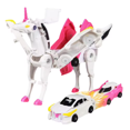 thumbnail image 1 of Unicorn Transformer : Magic Transformation Super Combination Car Toy 2 In 1 Kids Magnetic Collision Transforming Car Diy Toy, 1 of 5