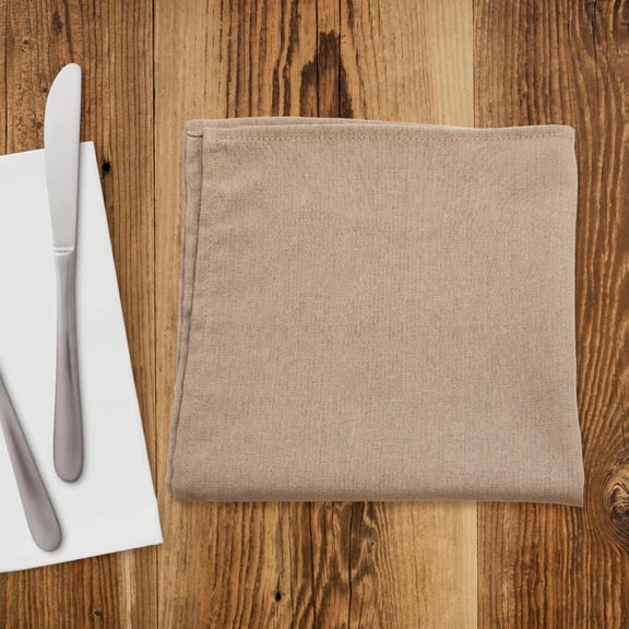 SWETRACE 2-Pack Reusable Khaki Dining Table Placemats, and Wear-Resistant Tableware Mats for Home Use