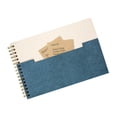 thumbnail image 3 of Paquete 20 piezas Libreta ecológica espiral con bolsillo frontal azul 21 x 14, 3 of 5