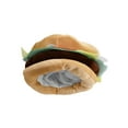 thumbnail image 2 of Nicky Bigs Novelties Adult Cheeseburger Hat - Adults Hamburger Hats - Novelty Silly Burger Cap - Funny Fast Food Costume Accessory, Multi-color, One Size, 2 of 5
