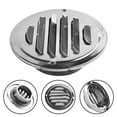 thumbnail image 3 of Grille d'Aération Ronde Plate en Métal de Couverture de Couverture de Canalisation de Ventilation 100mm, 3 of 9