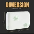 thumbnail image 3 of Memory Foam Pillow with Comfy Knitted Cover - Standard Size (15.5x23.5), 3 of 7