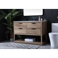thumbnail image 3 of Elegant Lighting VF19248NT Larkin 48" Free Standing Single Basin Vanity Set - Wood, 3 of 7