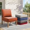 thumbnail image 2 of Unnifurnzi Outdoor Chair Cushions Set of 11-24 x 24 x 6 Inch Patio Furniture Cushions with Water Resistant & Removable Cover Patio Cushions for Outdoor Furniture Chair Sofa Couch-Orange, 2 of 7