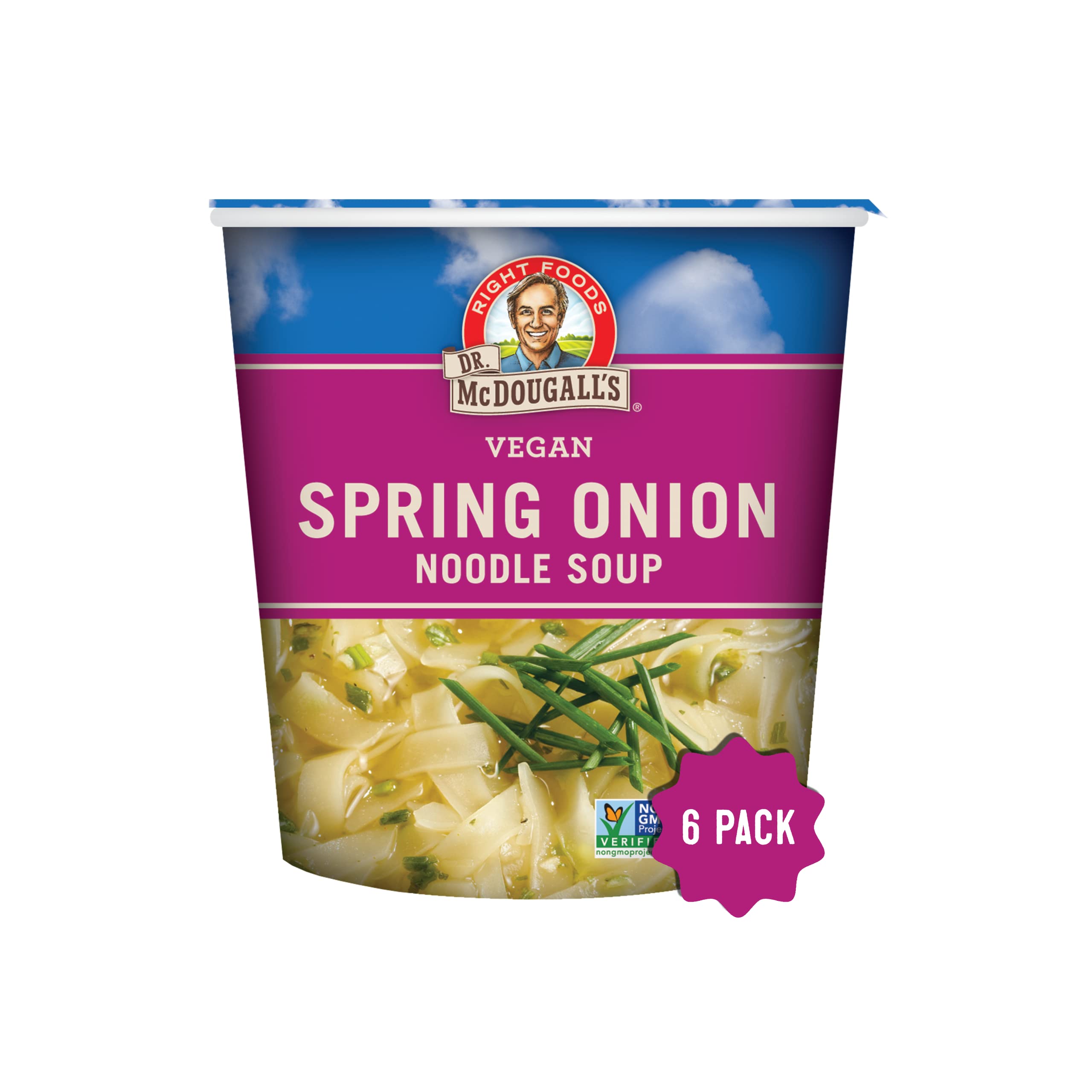 Dr. McDougall's Spring Onion Noodle Soup Gluten Free and Vegan Ramen