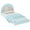 Blue, variant on Costway Twin Floor Bed Frame with 210D Oxford Cloth Floor Mat, Middle Support Slat Purple