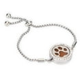 thumbnail image 2 of Essential Oil Diffuser Bracelet, Aromatherapy Locket Bracelet Delicate Strong Magnet Hollowed Out Easy To Wear Strong Stainless Steel  For Birthday, 2 of 8