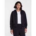 thumbnail image 3 of Avia Women's ScubaKnit Cropped Zip Hoodie, Sizes XS-XXXL, 3 of 8