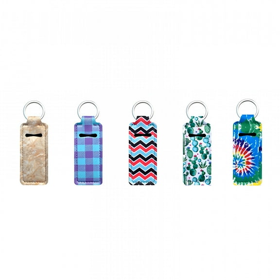 CCOCC Key Chain,Compact Chapstick Holder Key Ring,Simple Keychain Lanyard for Outdoor Activities