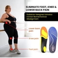 thumbnail image 2 of Bukihome Plantar Fasciitis Relief Insoles for Men Women, Rigid Arch Support Inserts for Flat Feet, Thick Cushioning, Triple-Layer Shock Absorption, Moisture-Wicking, All-Day Comfort, L, 2 of 8