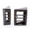 thumbnail image 1 of Fits 2007-2018 Jeep Wrangler JK Rugged Ridge Tail Light Guard 11226.05 Elite; Bar Style; Powder Coated; Black; Aluminum; Set Of 2, 1 of 7