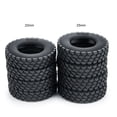 thumbnail image 2 of Bewildely RCGOFOLLOW 1/14 llantas de plástico duraderas neumático RC pieza de actualización llantas de rueda Rc neumático para LMT 4WD RC Kits de construcción modelo Negro, 2 of 6
