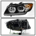 thumbnail image 3 of For 07-08 BMW 335xi 4dr E90 Sonar Light Bar DRL Projector Headlights (Black) YD-PRO-BMWE9005V2-AM-BK, 3 of 4