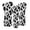 Black and White Cow Print, variant on Uorisanigo Blue Marble Golf Club Headcover for Drivers, Fairway Woods, Hybrids and Mallet Blade Putter - Golf Accessories for Women Men - Waterproof PU Leather & Double Elastic Band