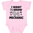 thumbnail image 3 of Inktastic I Want to Grow Up to Be a Mechanic Boys or Girls Baby Bodysuit, 3 of 5