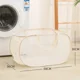 thumbnail image 3 of Cesta de lavandería plegable horizontal de tela de malla, cesto de ropa transpirable, cestas de almacenamiento de gran capacidad, accesorios para el hogar, 3 of 5