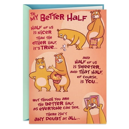 Hallmark Pop-Up Anniversary Card for Wife From Husband (My Better Half)