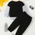 thumbnail image 3 of SHTXOZHI Baby Boy Girl Clothes Set Long Sleeve Crewneck Sweatshirt Pants Cute Toddler Fall Winter Outfits, 3 of 7