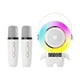 thumbnail image 5 of de Audio portátil con máquina de Karaoke , reloj despertador con micrófonos y luz ambiental, altavoz de Karaoke para casa en la 2 micrófonos, 5 of 7