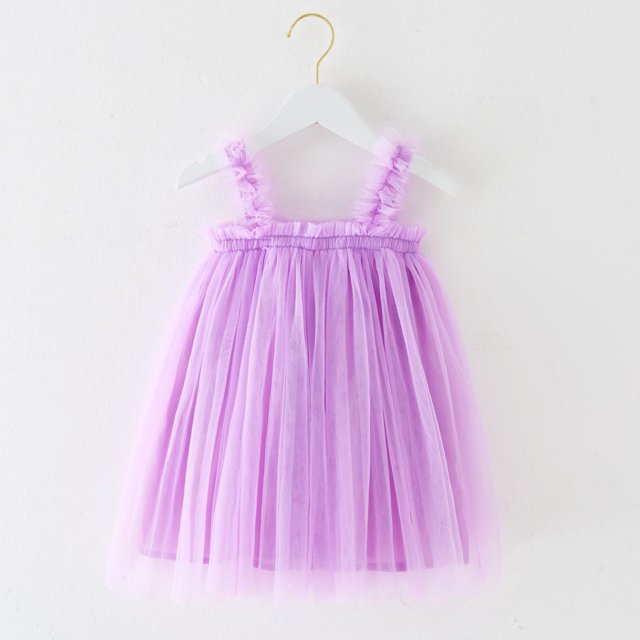 Robe de Fête Sans Manches pour Tout-Petites Filles, Tenue pour les Fêtes et les Événements de Danse