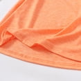 thumbnail image 6 of NZRVAWS 7T Little Girls Summer Dress 7T Girls Short Sleeve Dress Solid Color Dress Orange, 6 of 7