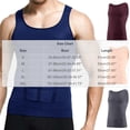 thumbnail image 3 of QSAWXQZ Men's Seamless Compression Tank Sleeveless Crew Neck Tummy Control Slim Body Shaper 2XL, 3 of 8