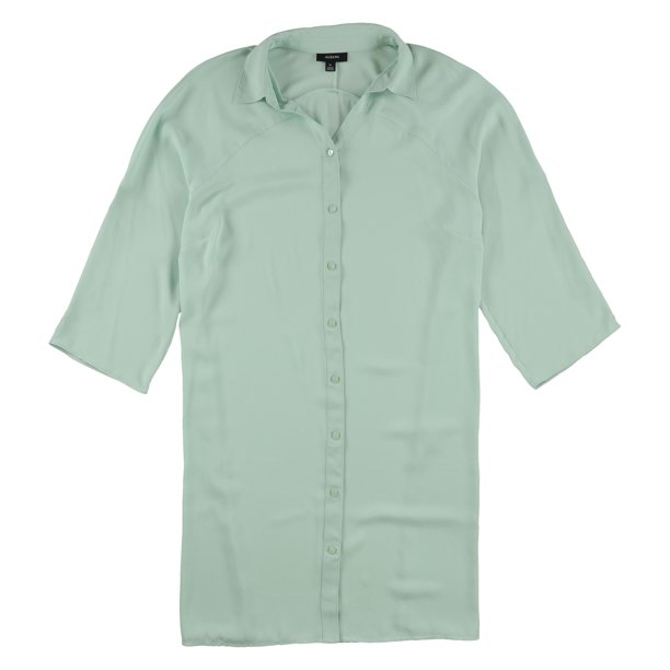 Alfani Blusa túnica opulenta para mujer, verde, extragrande Alfani Sayo