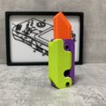 thumbnail image 3 of Cuchillo de gravedad de zanahoria 3D para niños, juguetes Fidget, tarjeta de empuje de descompresión, juguete pequeño, impresión 3D, cuchillo de zanahoria de plástico, envío directo, 3 of 4