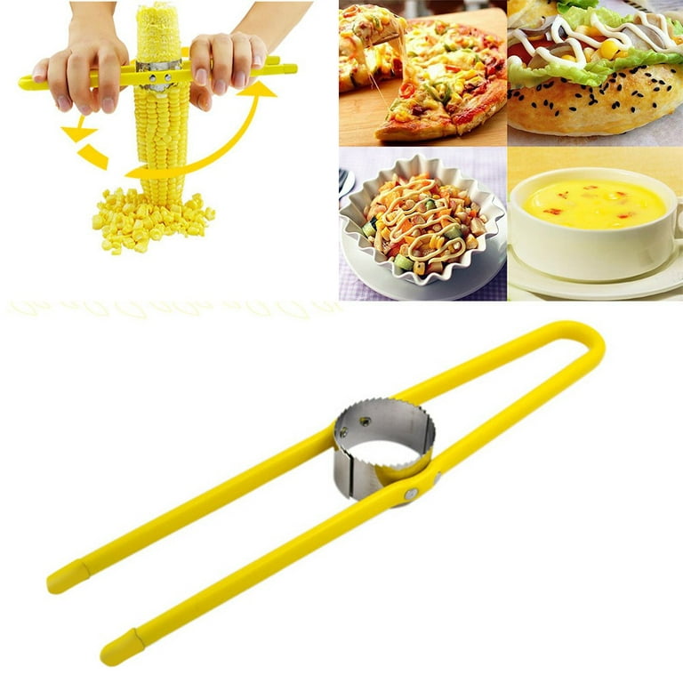 JDEFEG Home Essentials Unusual Kitchen Gadgets Remover Household Corn  Stainless Kitchen Steel Peeler Stripper Kitchen，Dining & Bar Kitchen  Essentials for New Home 1 Yellow 