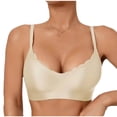 thumbnail image 2 of Wireless Bra for Women, Seamless Everyday Bra No Underwire Daily Wear with Adjustable Straps Breathable, Wirefree Bra Full Coverage for Home Relaxation, Lounging, Light Activity, 2 of 5