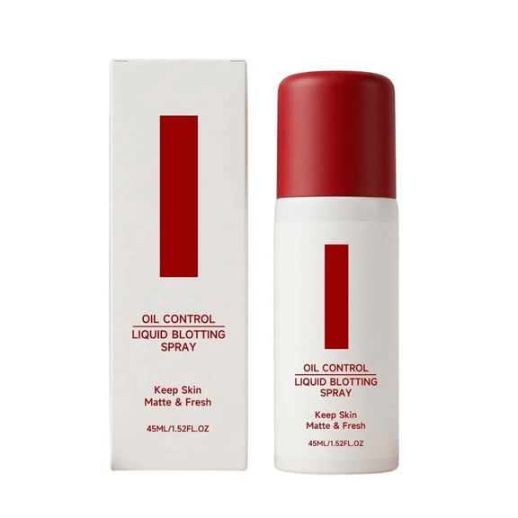 Oil Sucker Liquid Blotting Paper Spray 1.33 oz – Instant Oil Control Mist for Face, Travel-Friendly Shine Absorber for All Skin Types