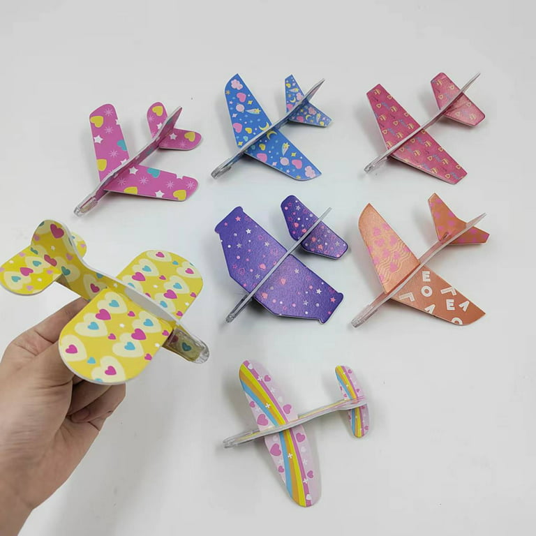 Valentines Day Gifts for Kids, Mini Valentine Cards & Envelopes with Heart  Stickers, Foam Airplanes Party Favor Set with Valentines Greeting Cards for  Kids, Classroom Exchange Gift Set 