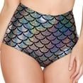 thumbnail image 5 of High waisted Fishscale Prachi women shorts, 5 of 5