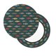 thumbnail image 2 of Balery River Freshwater Fish Fundas de asiento para taburete de bar redondo de tela de terciopelo ajustables que protegen de arañazos y manchas para sillas de 14 a 17 pulgadas.-14 inch, 2 of 7