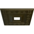 thumbnail image 3 of Ekena Millwork 18"W x 18"H x 3 1/2"ID x 1 1/8"P Eris Ceiling Medallion (Fits Canopies up to 9 7/8"), Hand-Painted Green Gold, 3 of 5