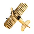 thumbnail image 4 of Kokiya Vintage Airplane Model Airplane Model Ornaments for Bedroom Entrance Desktop Large gold, 4 of 9