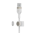 thumbnail image 5 of Cable de carga Belkin BoostCharge Pro Flex USB tipo A a Lightning de 3 m, blanco, 5 of 5